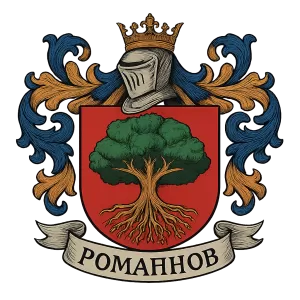 Герб семьи Романцов