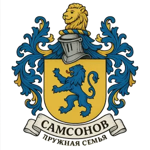 Герб семьи Самсонов