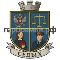 Герб семьи Седых