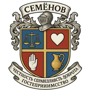 Герб семьи Семенов
