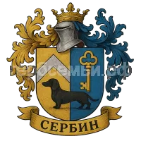 Герб семьи Сербин