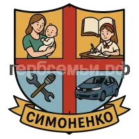 Герб семьи Симоненко