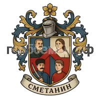 Герб семьи Сметанин