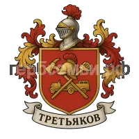Герб семьи Третьяков