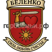 Герб семьи Беленко