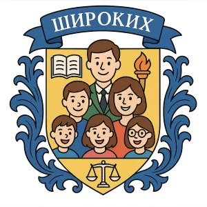 Герб семьи Широких