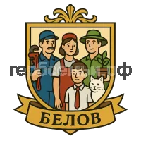 Герб семьи Белов