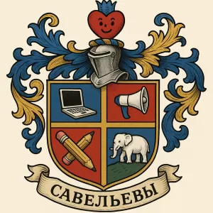 Герб семьи Савельевы