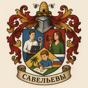 Герб семьи Савельевы