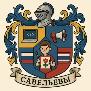 Герб семьи Савельевы