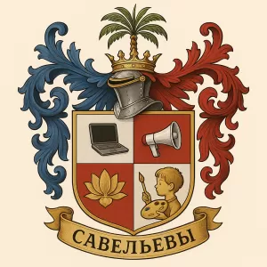 Герб семьи Савельевы