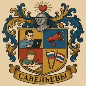 Герб семьи Савельевы