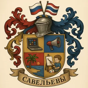 Герб семьи Савельевы