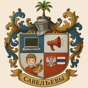 Герб семьи Савельевы