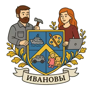 Герб семьи Ивановы