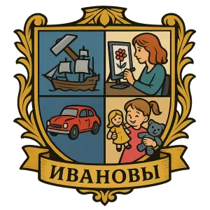 Герб семьи Ивановы