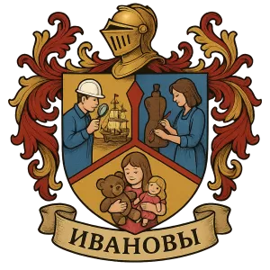 Герб семьи Ивановы