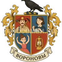Герб семьи Вороновы