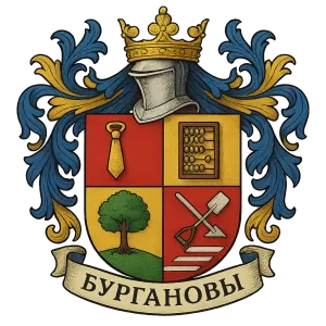 Герб семьи Бургановы