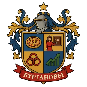 Гербы семьи Бургановы