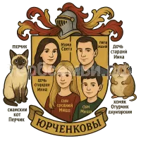 Герб семьи Юрченковы