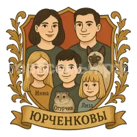 Герб семьи Юрченковы