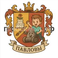 Герб семьи Павловы