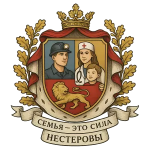 Герб семьи Нестеровы