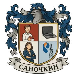 Герб семьи Саночкин