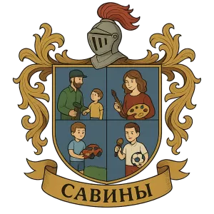 Герб семьи Савины