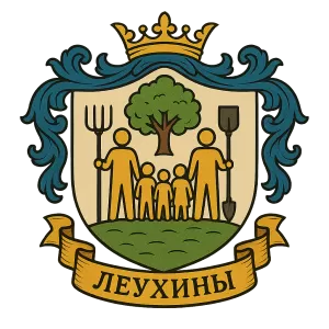 Герб семьи Леухины