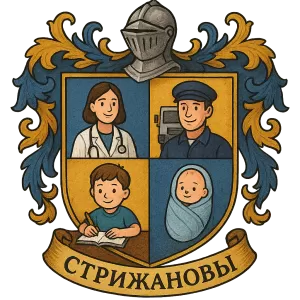 Герб семьи Стрижановы