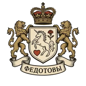 Герб семьи Федотовы