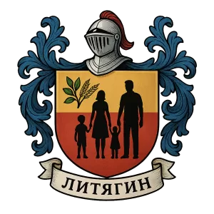 Герб семьи Литягин