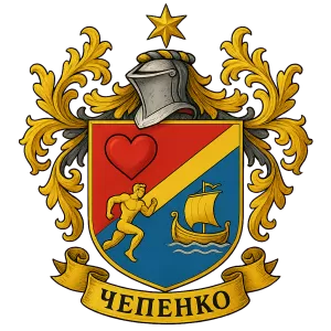Герб семьи Чепенко