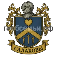 Герб семьи САЛАХОВЫ