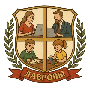 Герб семьи Лавровы