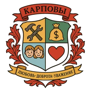 Герб семьи карповы