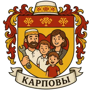 Герб семьи карповы