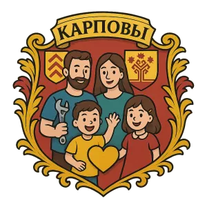 Герб семьи карповы