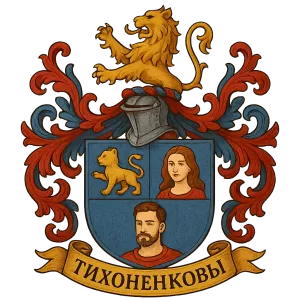 Гербы семьи Тихоненков