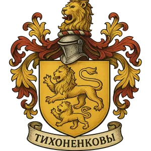 Герб семьи Тихоненковы