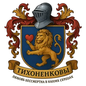 Герб семьи Тихоненковы