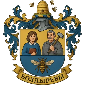 Герб семьи Болдырева