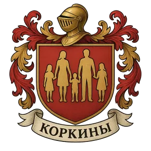 Герб семьи Коркины
