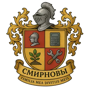 Герб семьи Familia mea divitiis meis