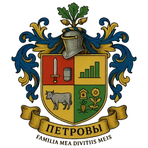 Гербы семьи Familia mea divitiis meis