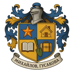 Гербы семьи Михайлов, Гусакова