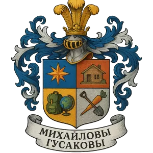 Герб семьи Михайлов, Гусакова