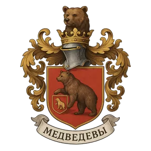Герб семьи Медведевы